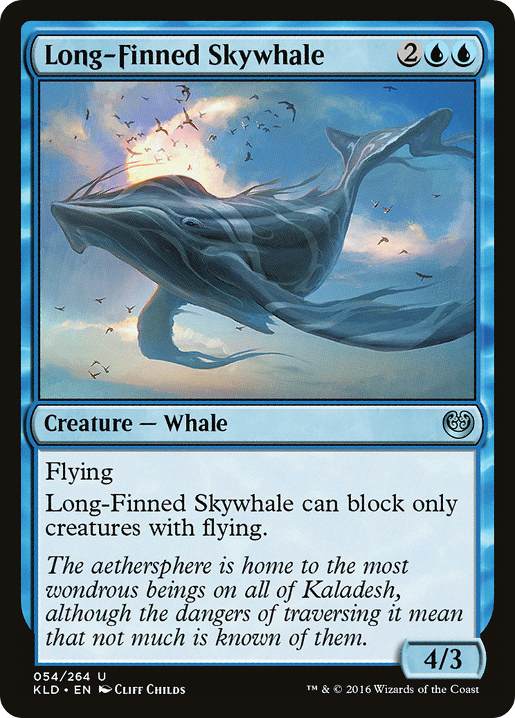 Long-Finned Skywhale (KLD-054) [Kaladesh] Foil