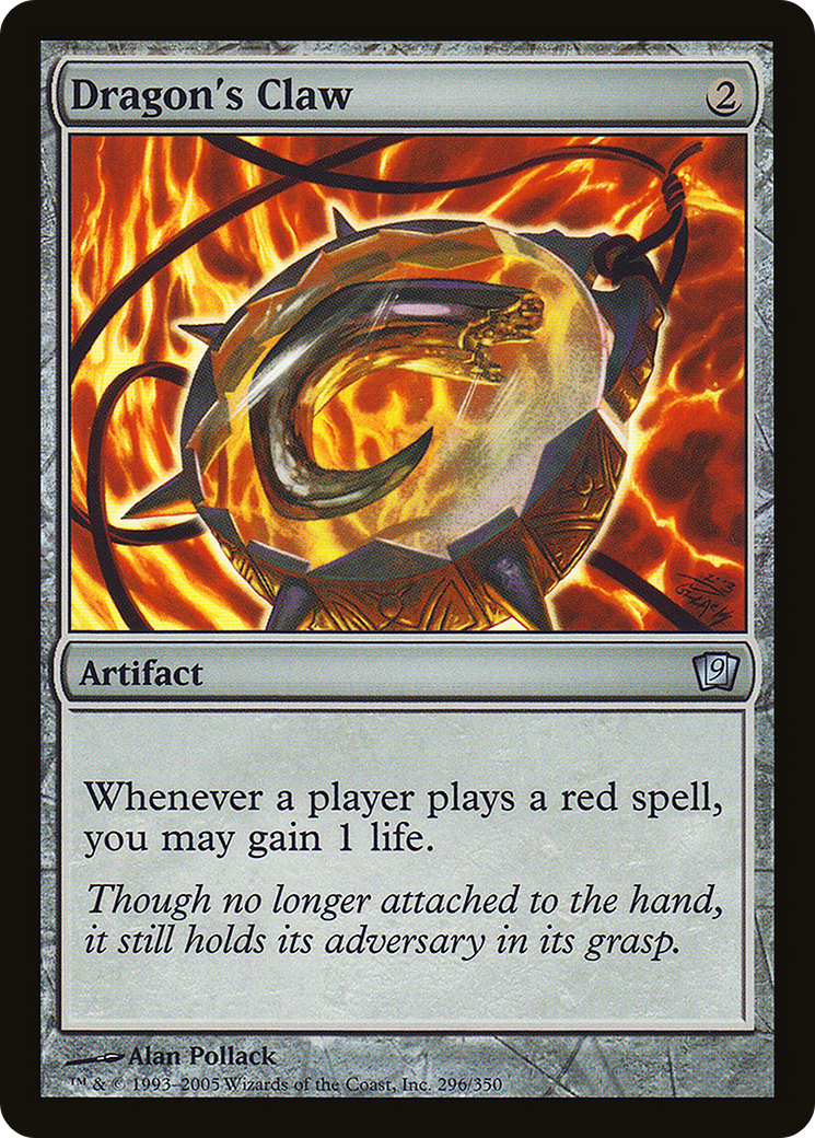 Dragon's Claw (9ED-296) [9th Edition]