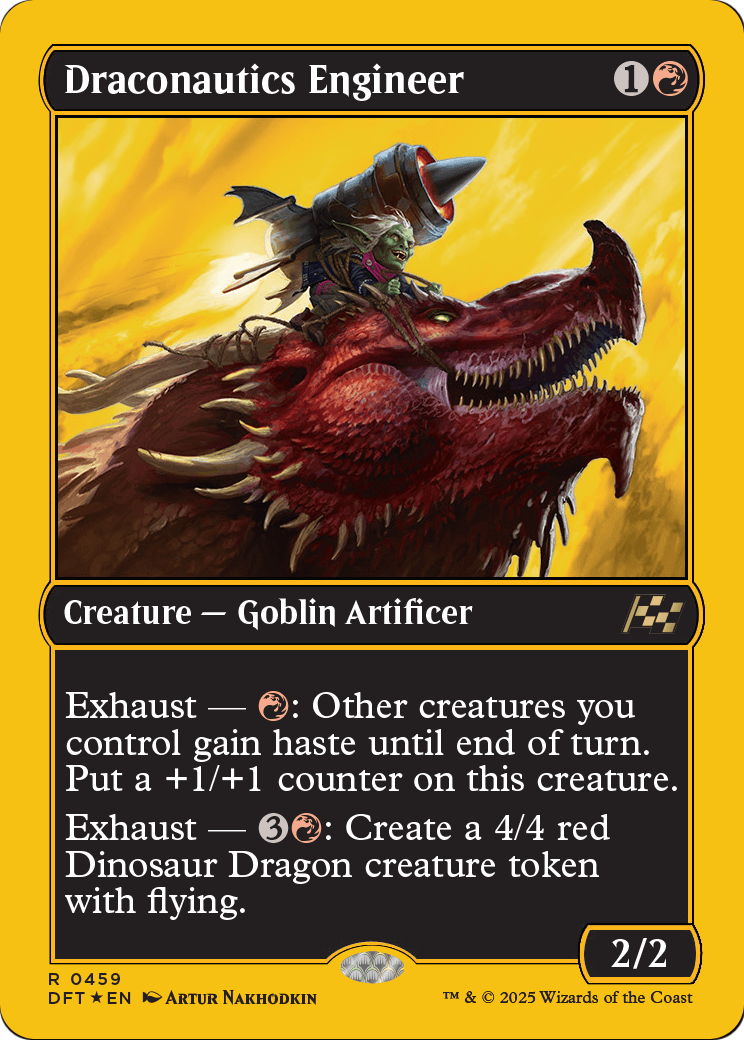 Draconautics Engineer (First-Place Foil) (DFT-459) [Aetherdrift] Foil
