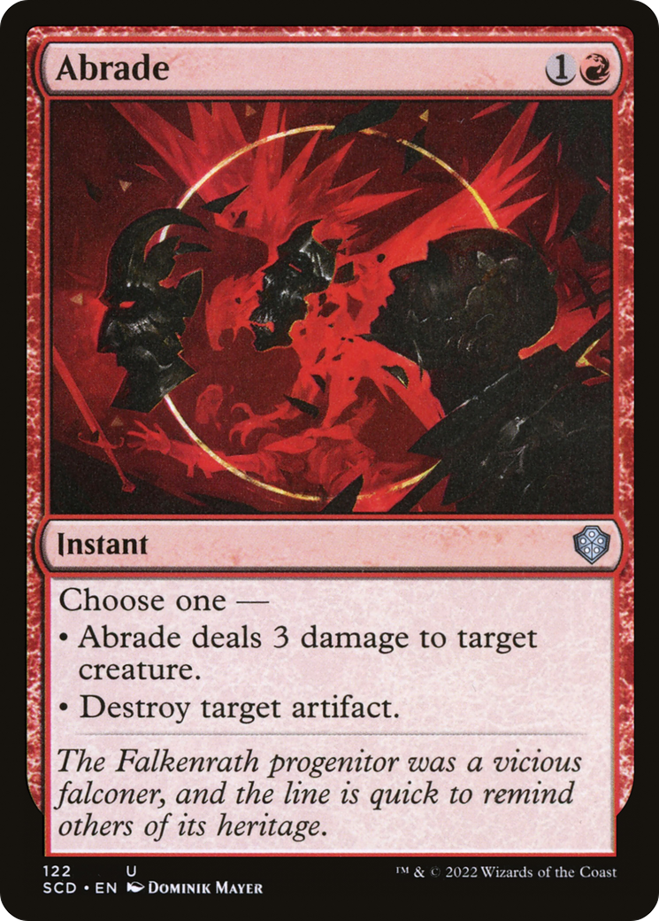 Abrade (SCD-122) [Starter Commander Decks]