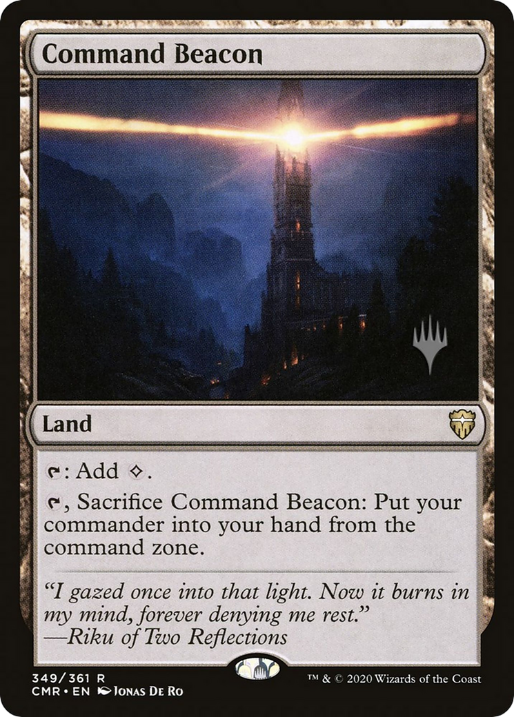 Command Beacon (PPMKM-349) [Promo Pack: Commander Legends Promos] Foil