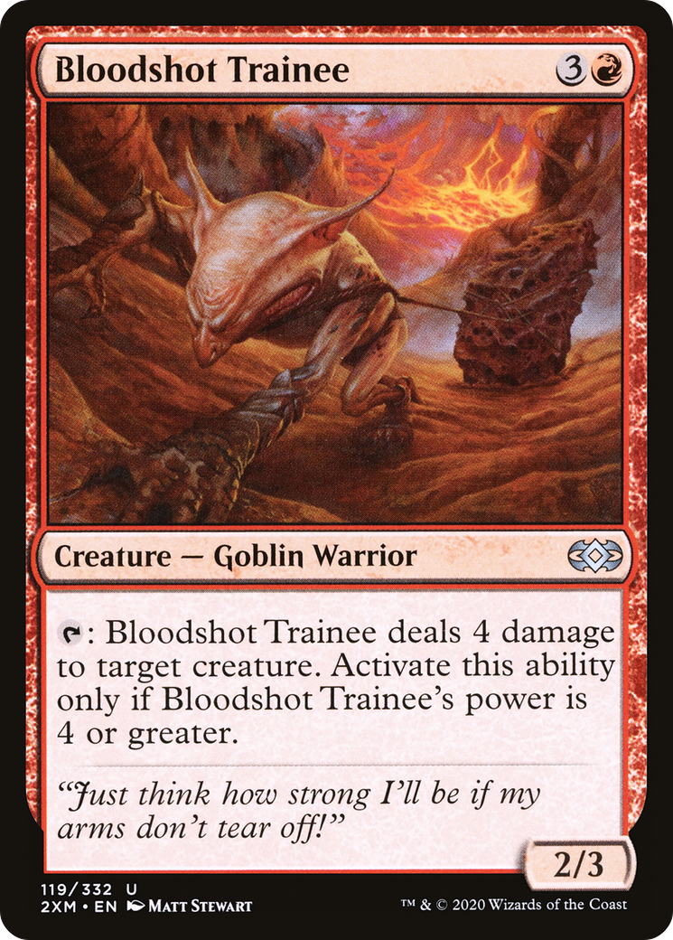 Bloodshot Trainee (2XM-119) [Double Masters] Foil