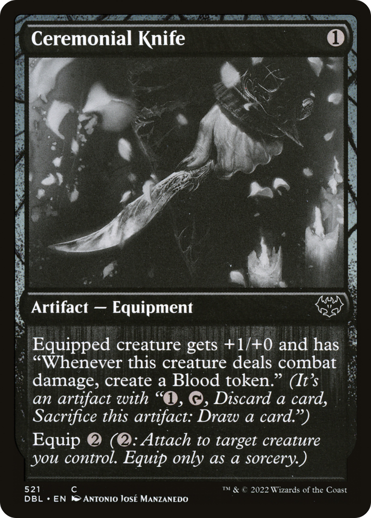 Ceremonial Knife (DBL-521) [Innistrad: Double Feature] Foil