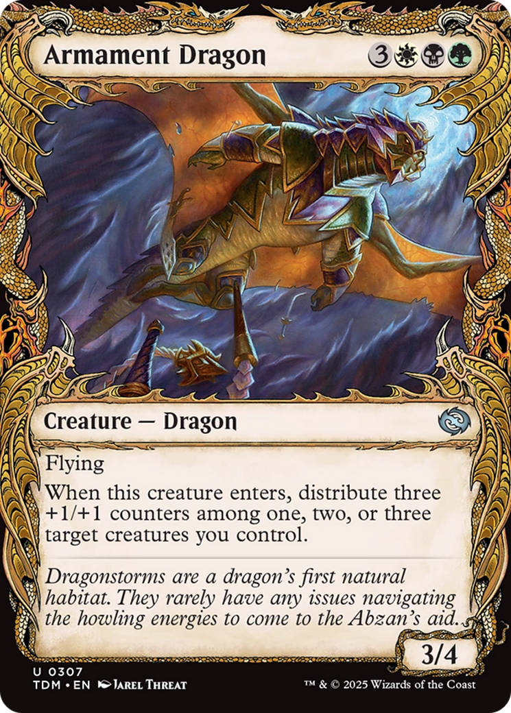 Armament Dragon (Showcase) (TDM-307) [Tarkir: Dragonstorm]