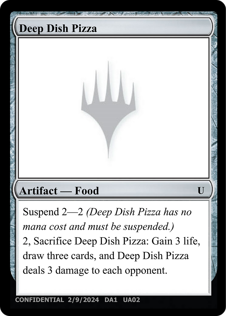 Deep Dish Pizza (UNK-UA02B) [Unknown Event]