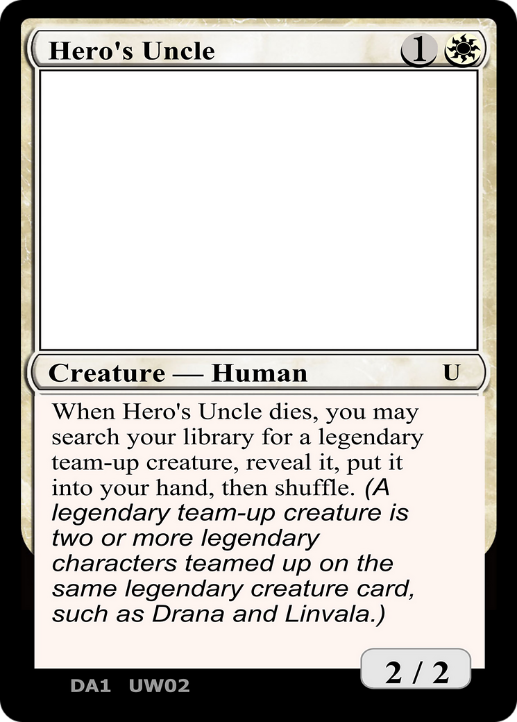 Hero's Uncle [Unknown Event]