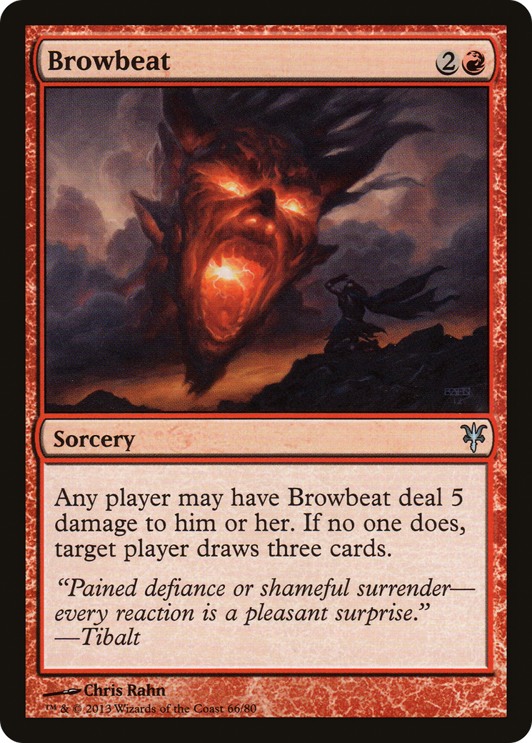 Browbeat (DDK-066) [Duel Decks: Sorin vs. Tibalt]