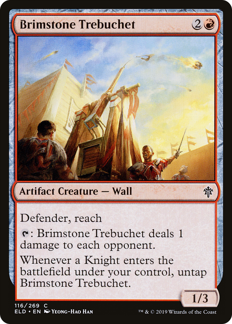 Brimstone Trebuchet (ELD-116) [Throne of Eldraine] Foil