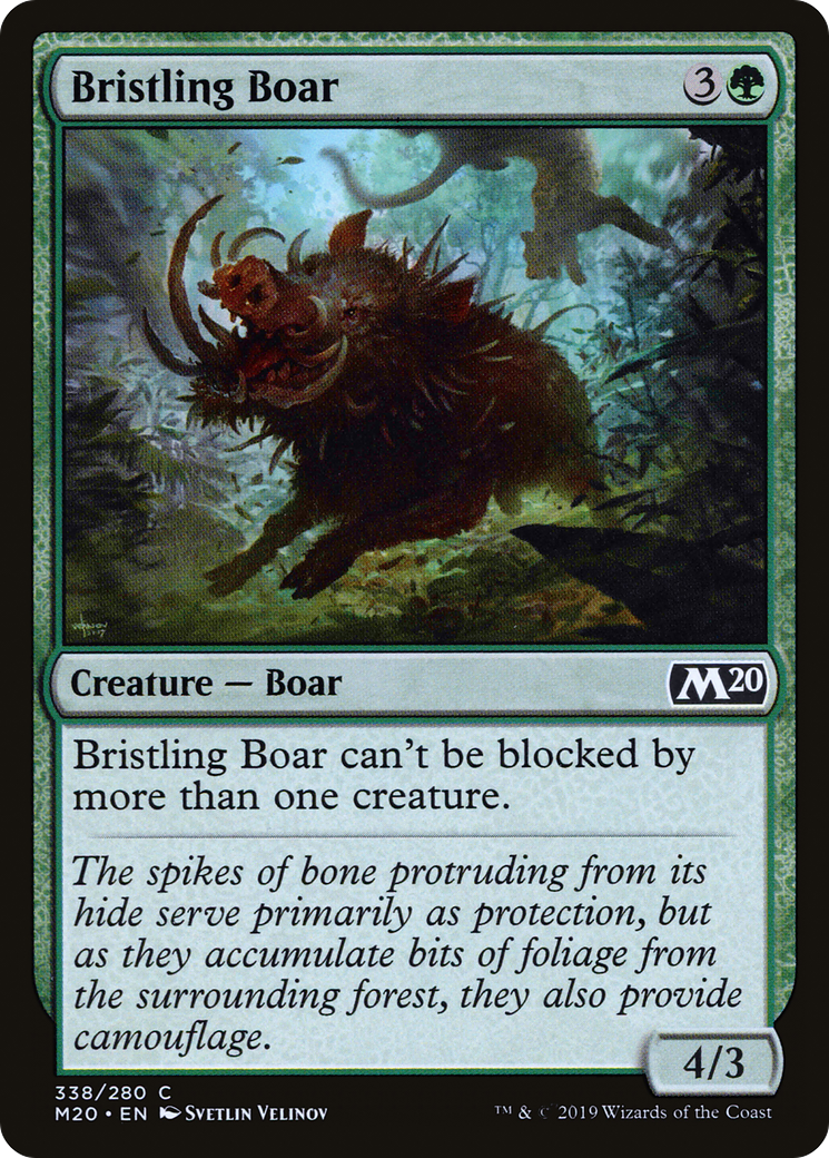 Bristling Boar (M20-338) [Core Set 2020]