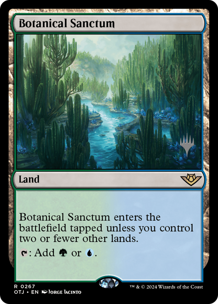 Botanical Sanctum (PPOTJ-267) [Promo Pack: Outlaws of Thunder Junction Promos] Foil