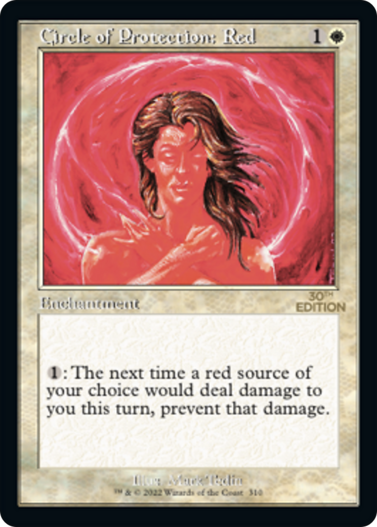 Circle of Protection: Red (Retro Frame) (30A-310) [30th Anniversary Edition]