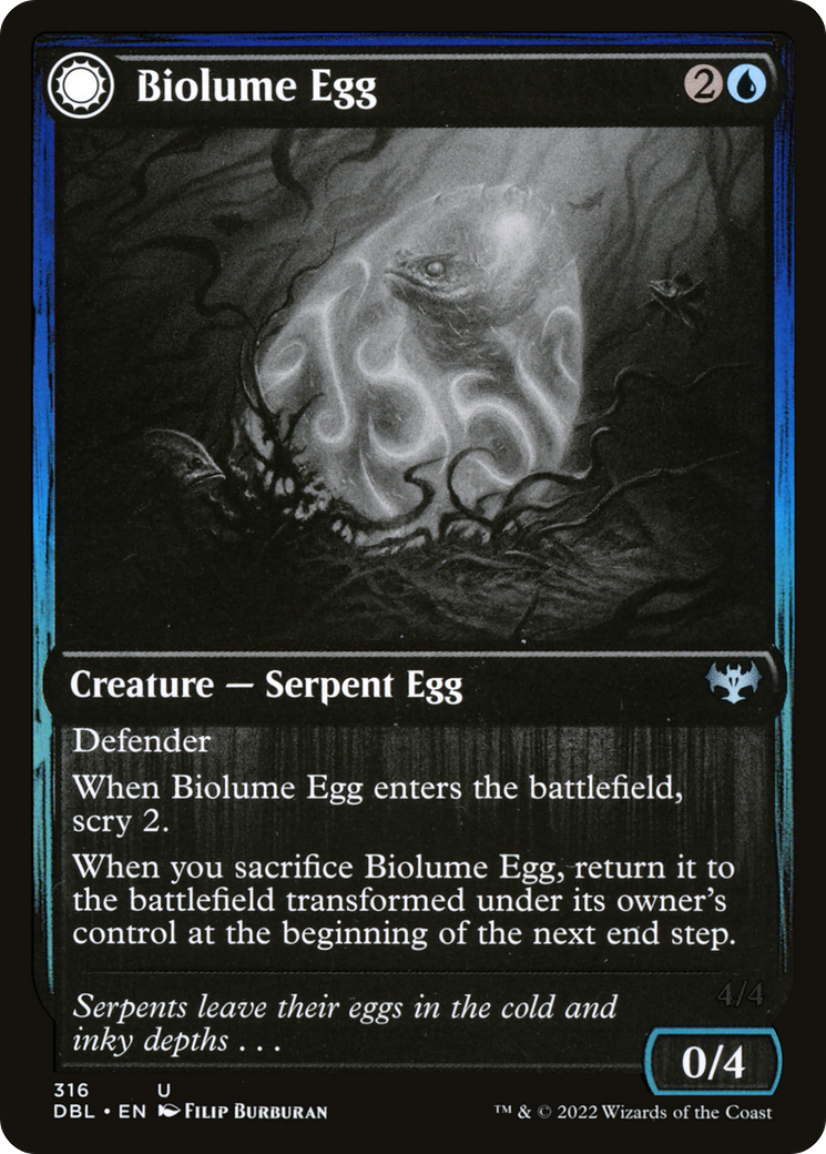 Biolume Egg (DBL-316) [Innistrad: Double Feature] Foil