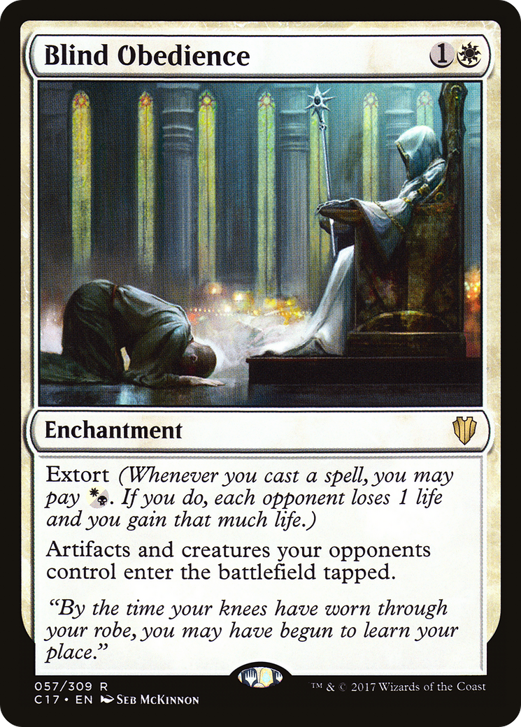 Blind Obedience (C17-057) [Commander 2017]