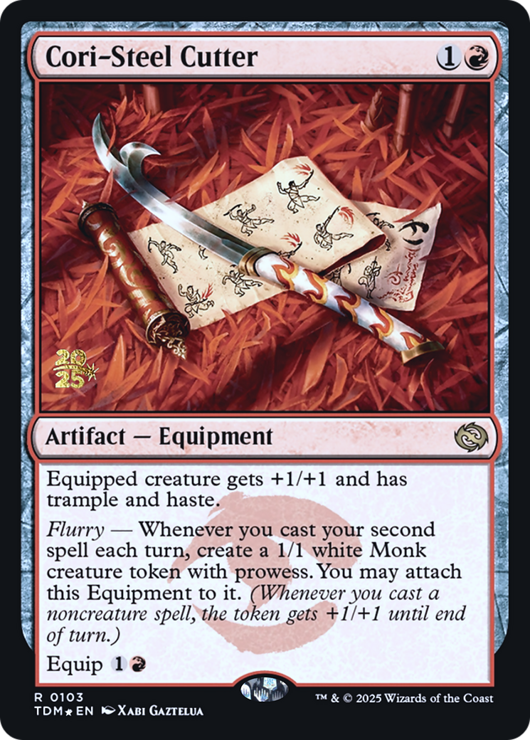 Cori-Steel Cutter (PRE-103) [Prerelease Cards] Foil