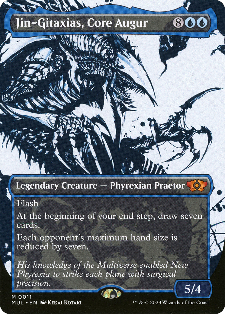 Jin-Gitaxias, Core Augur (MUL-011) (Showcase) (Borderless) [Multiverse Legends]