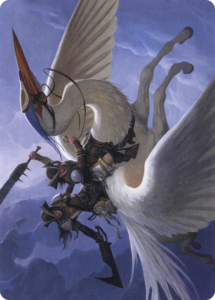 Gryffwing Cavalry // Gryffwing Cavalry (AVOW-011) (Borderless) [Crimson Vow Art Series] Foil