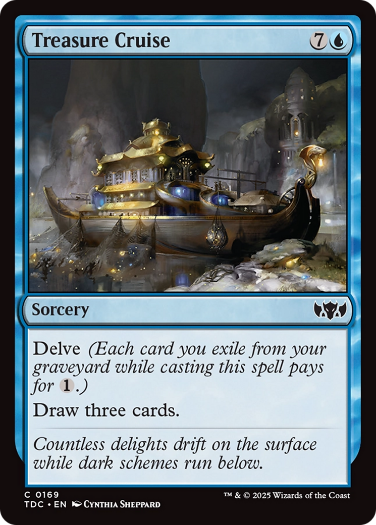 Treasure Cruise (TDC-169) [Commander: Tarkir: Dragonstorm]