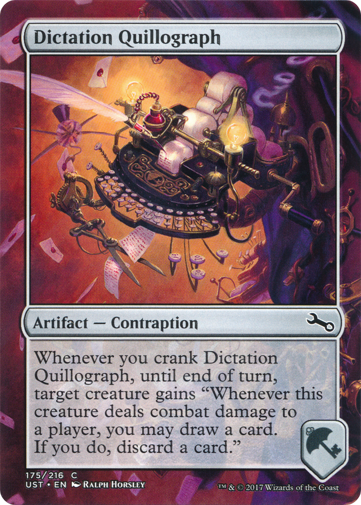 Dictation Quillograph (UST-175) (Borderless) [Unstable] Foil