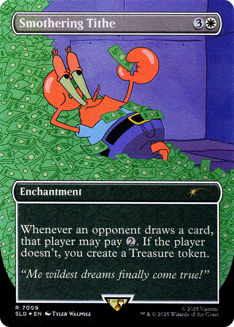 Smothering Tithe (SLD-7009) (Borderless) [Secret Lair Drop] Foil