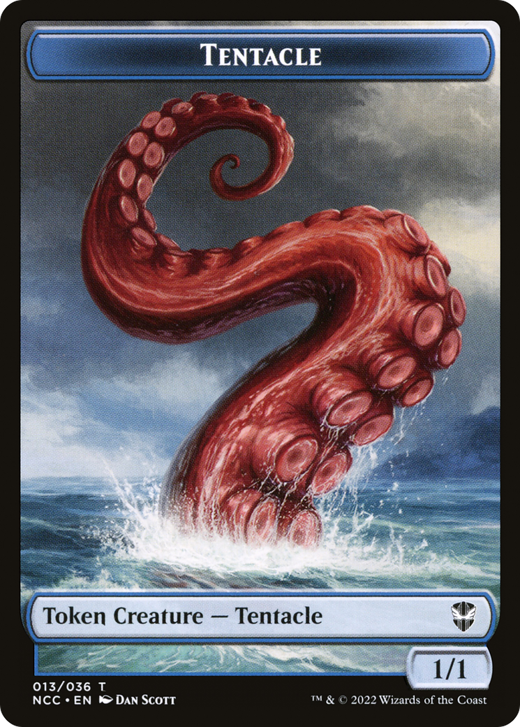 Tentacle (TNCC-013) [New Capenna Commander Tokens] Foil