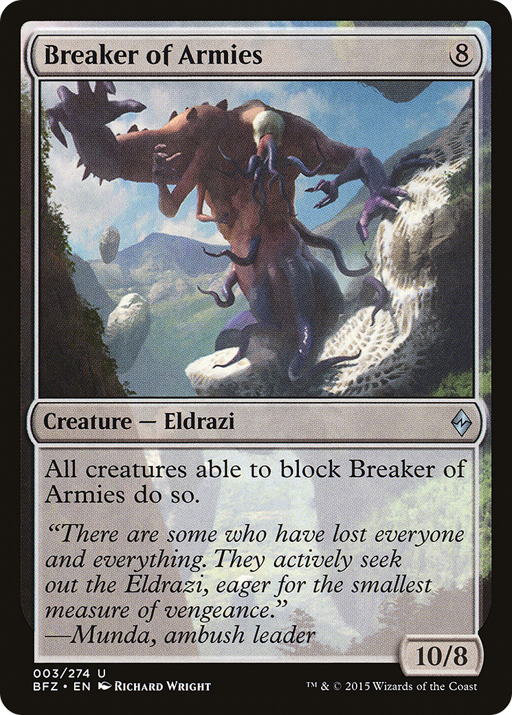 Breaker of Armies (BFZ-003) [Battle for Zendikar]