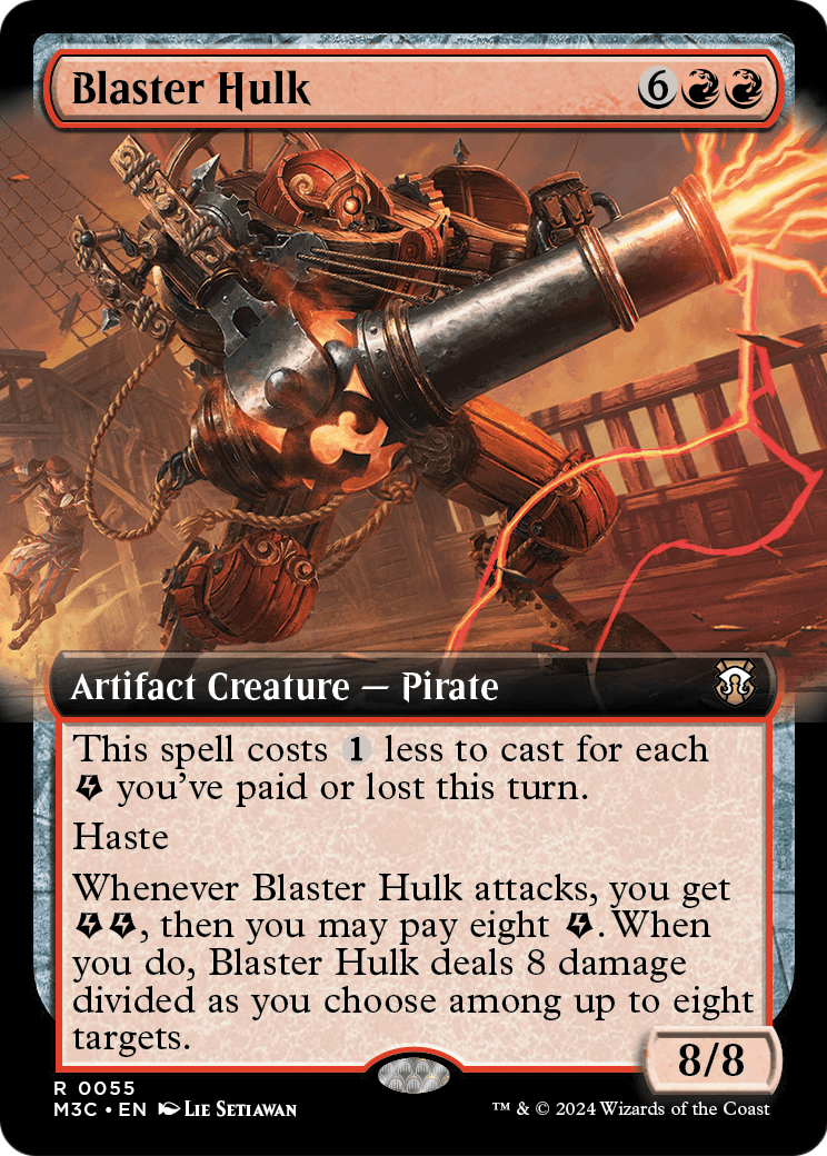 Blaster Hulk (Extended Art) (M3C-055) [Modern Horizons 3 Commander]