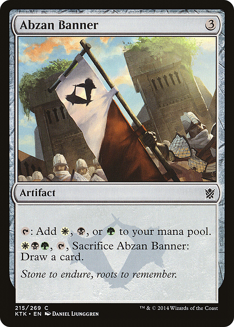Abzan Banner (KTK-215) [Khans of Tarkir]