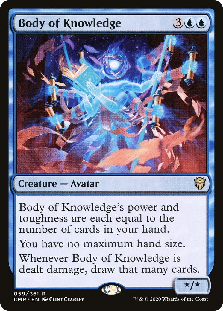 Body of Knowledge (CMR-059) [Commander Legends] Foil
