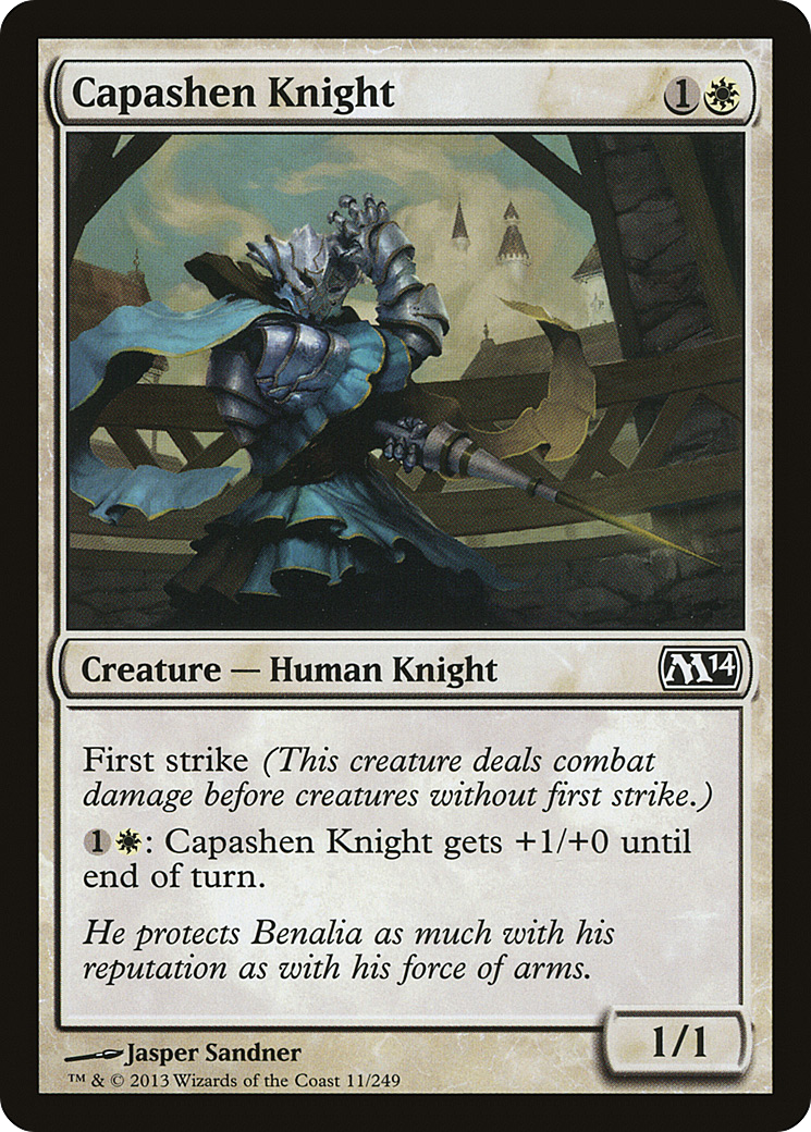 Capashen Knight (M14-011) [Magic 2014]