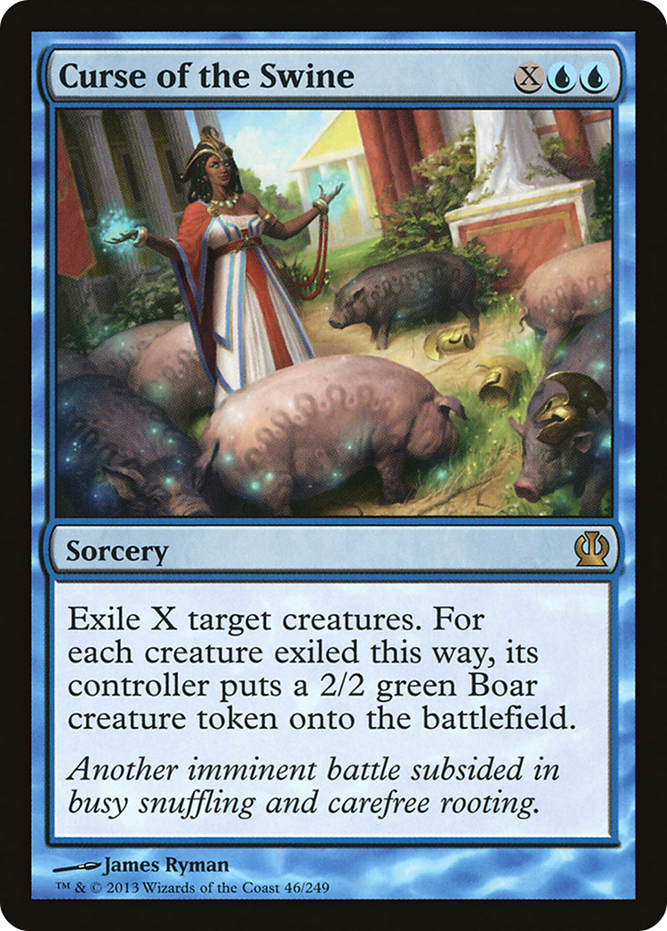 Curse of the Swine (THS-046) [Theros] Foil