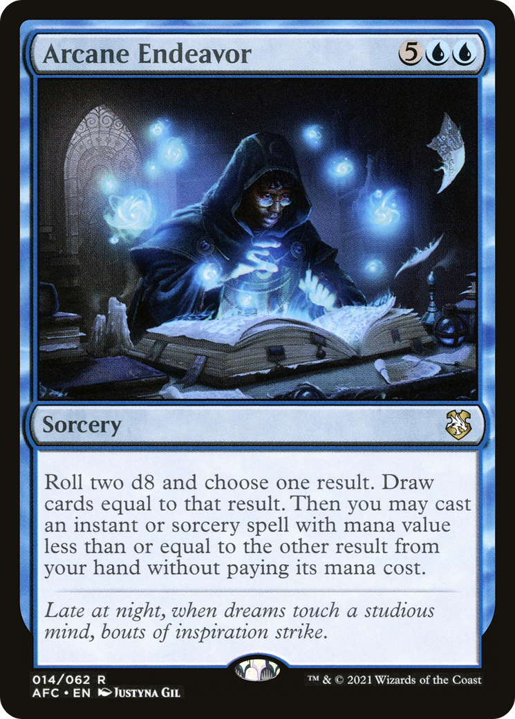 Arcane Endeavor (AFC-014) [Forgotten Realms Commander]
