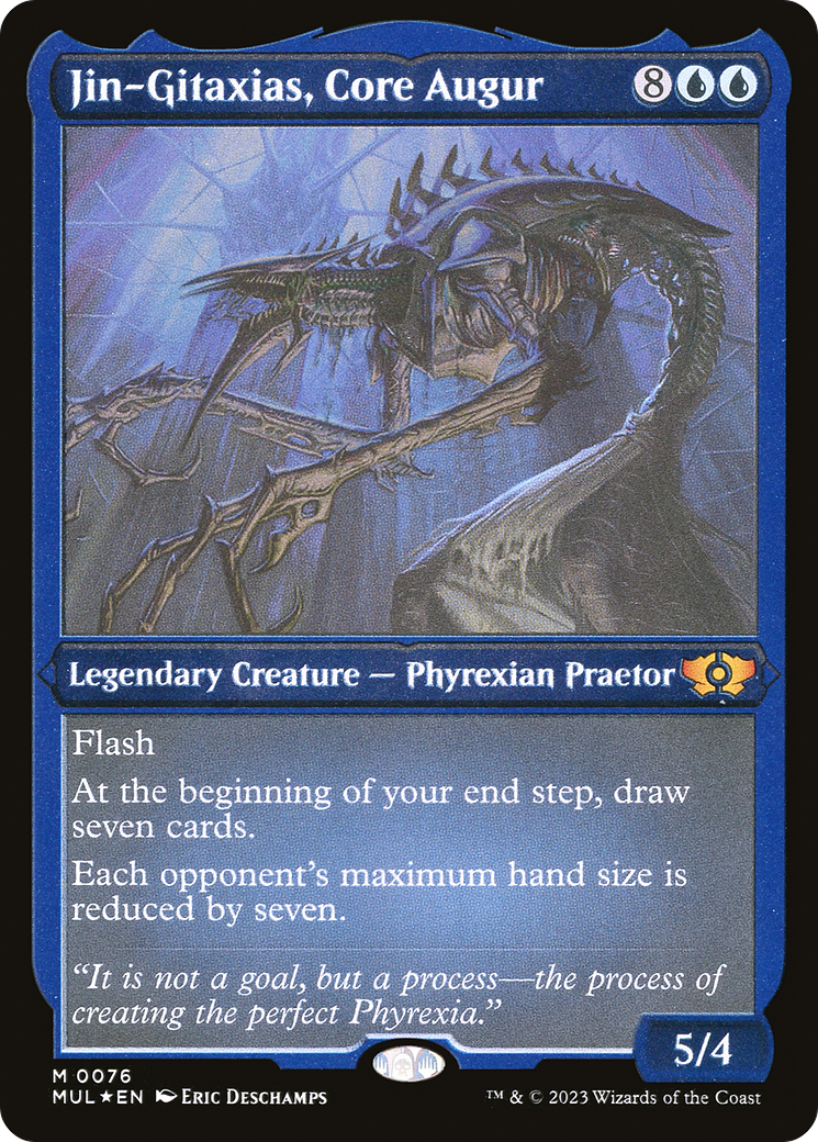 Jin-Gitaxias, Core Augur (Foil Etched) (MUL-076) [Multiverse Legends] Foil
