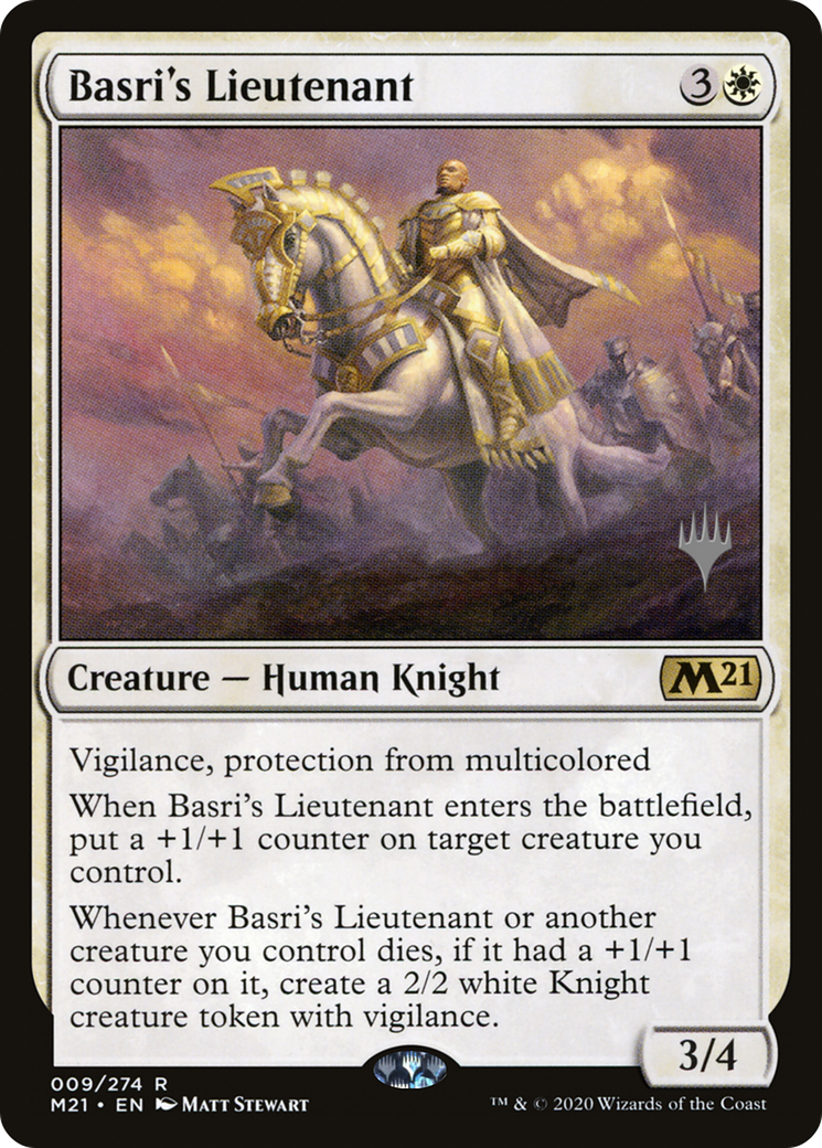 Basri's Lieutenant (PPM21-009) [Promo Pack: Core Set 2021 Promos] Foil