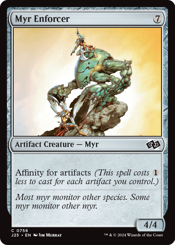 Myr Enforcer (J25-756) [Foundations Jumpstart]