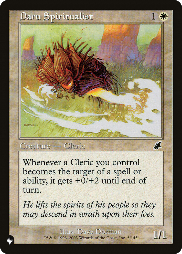 Daru Spiritualist (LIST-SCG-5) [The List]
