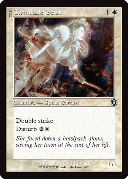 Twinblade Geist (Retro Frame) (INR-452) [Innistrad Remastered]