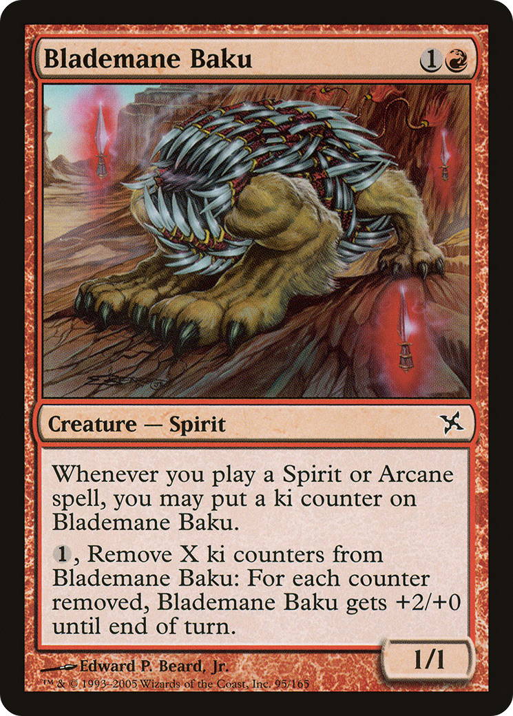 Blademane Baku (BOK-095) [Betrayers of Kamigawa] Foil