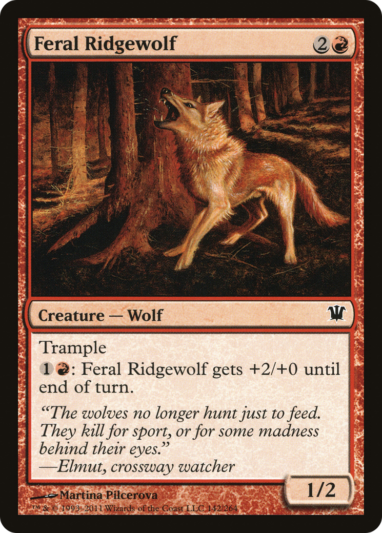 Feral Ridgewolf (ISD-142) [Innistrad]