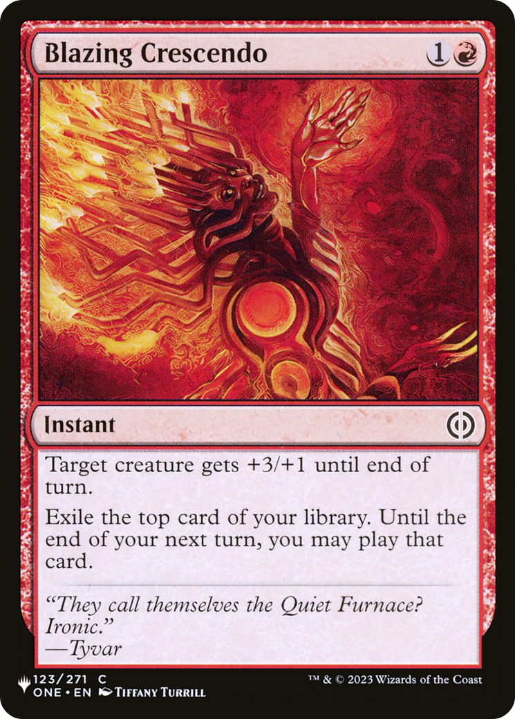 Blazing Crescendo (LIST-ONE-123) [The List]