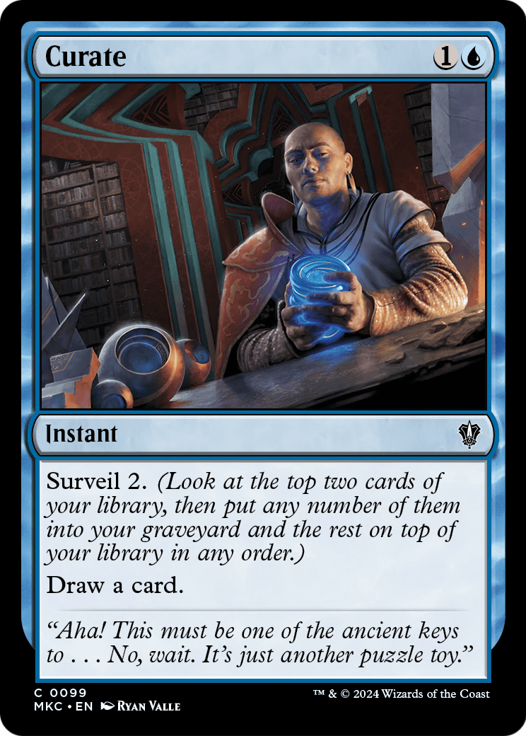 Curate (MKC-099) [Murders at Karlov Manor Commander]