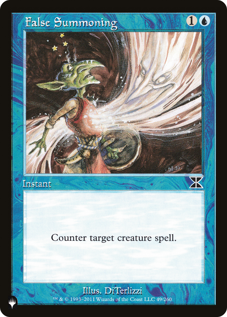 False Summoning (LIST-ME4-49) [The List]
