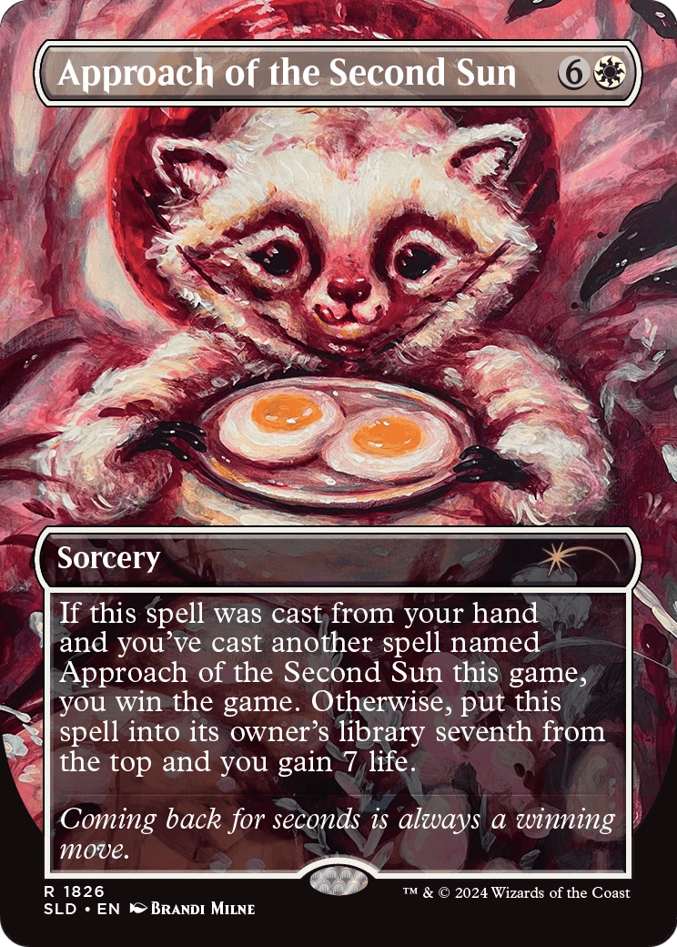 Approach of the Second Sun (SLD-1826) (Borderless) [Secret Lair Drop] Foil