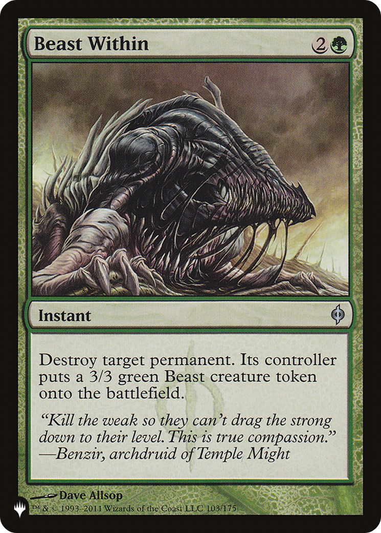 Beast Within (NPH) (LIST-NPH-103) [The List]