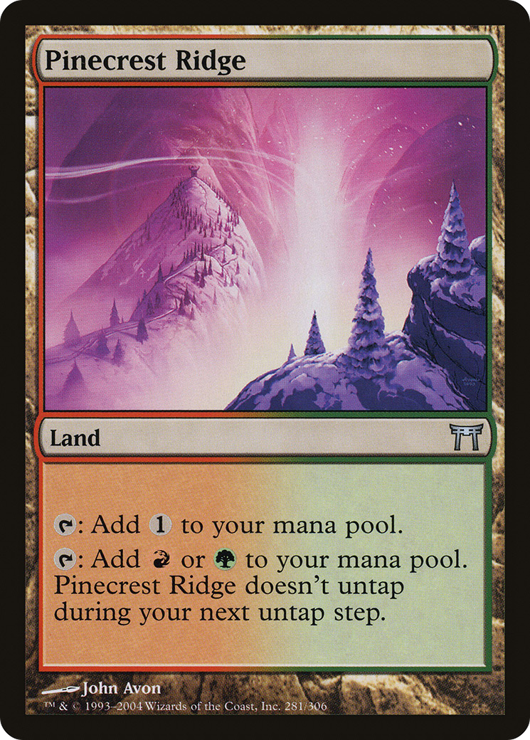 Pinecrest Ridge (CHK-281) [Champions of Kamigawa] Foil