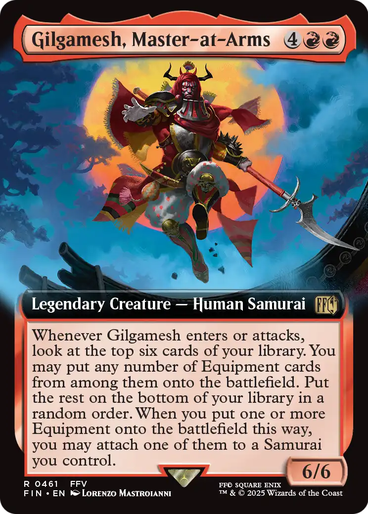 Gilgamesh, Master-at-Arms (Extended Art) (FIN-461) [FINAL FANTASY] Foil