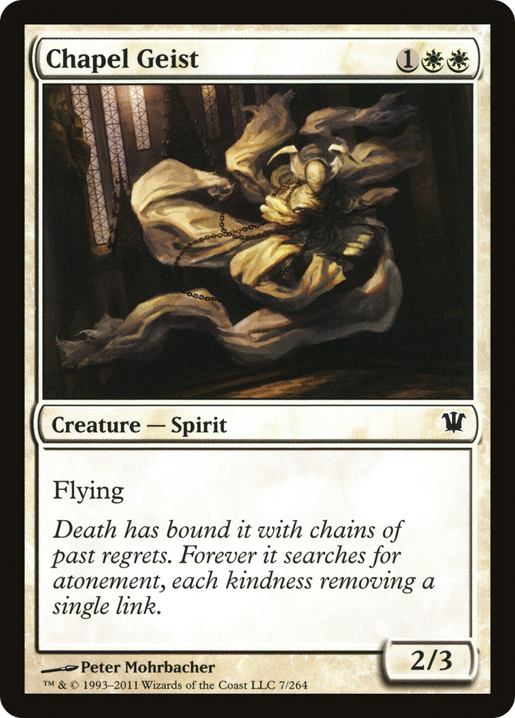 Chapel Geist (ISD-007) [Innistrad] Foil