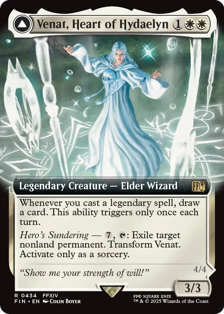 Venat, Heart of Hydaelyn (Extended Art) (FIN-434) [FINAL FANTASY] Foil