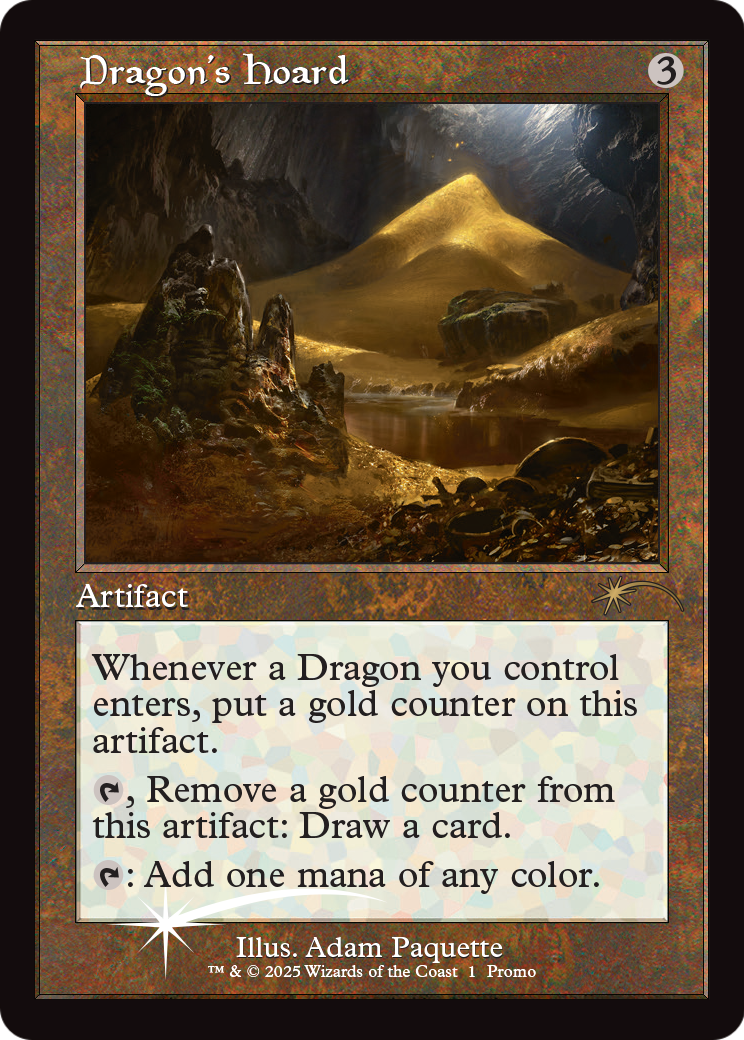 Dragon's Hoard (Retro Frame) [WPN & Gateway Promos]