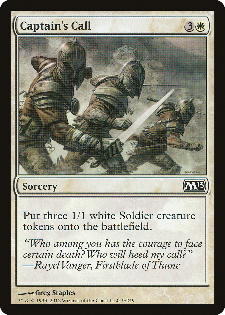 Captain's Call (M13-009) [Magic 2013] Foil