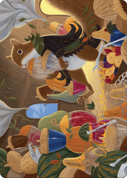 Stocking the Pantry // Stocking the Pantry (ABLB-024) (Borderless) [Bloomburrow Art Series]